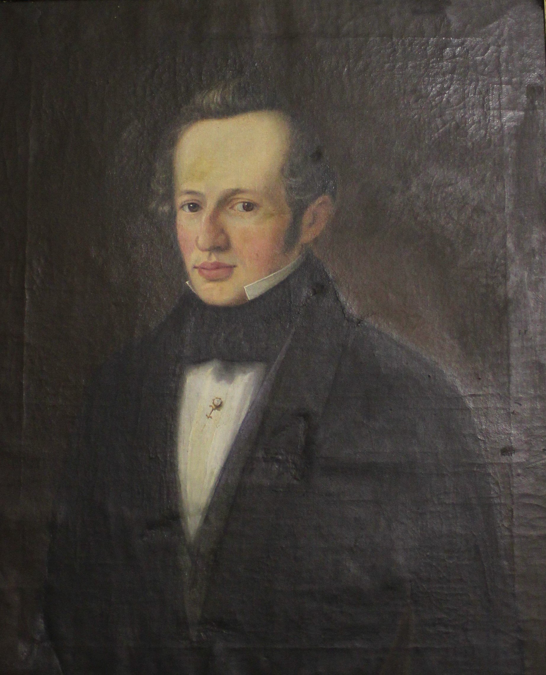Wilhelm Lombardino, Bürgermeister von 1815-1835 (Ölgemälde Stadt- und Festungsmuseum)