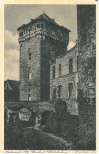 Postkarte mit Abbildung der Andernacher Burg