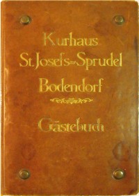 Gästebuch - St. Josef-Sprudel Bodendorf