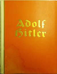 Buch zu Adolf Hitler mit Bildtafeln und Text