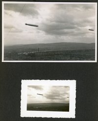 Zwei Zeppeline über Trier