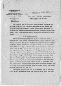 Heilwasseranalyse St. Josef-Sprudel aus dem Jahr 1939